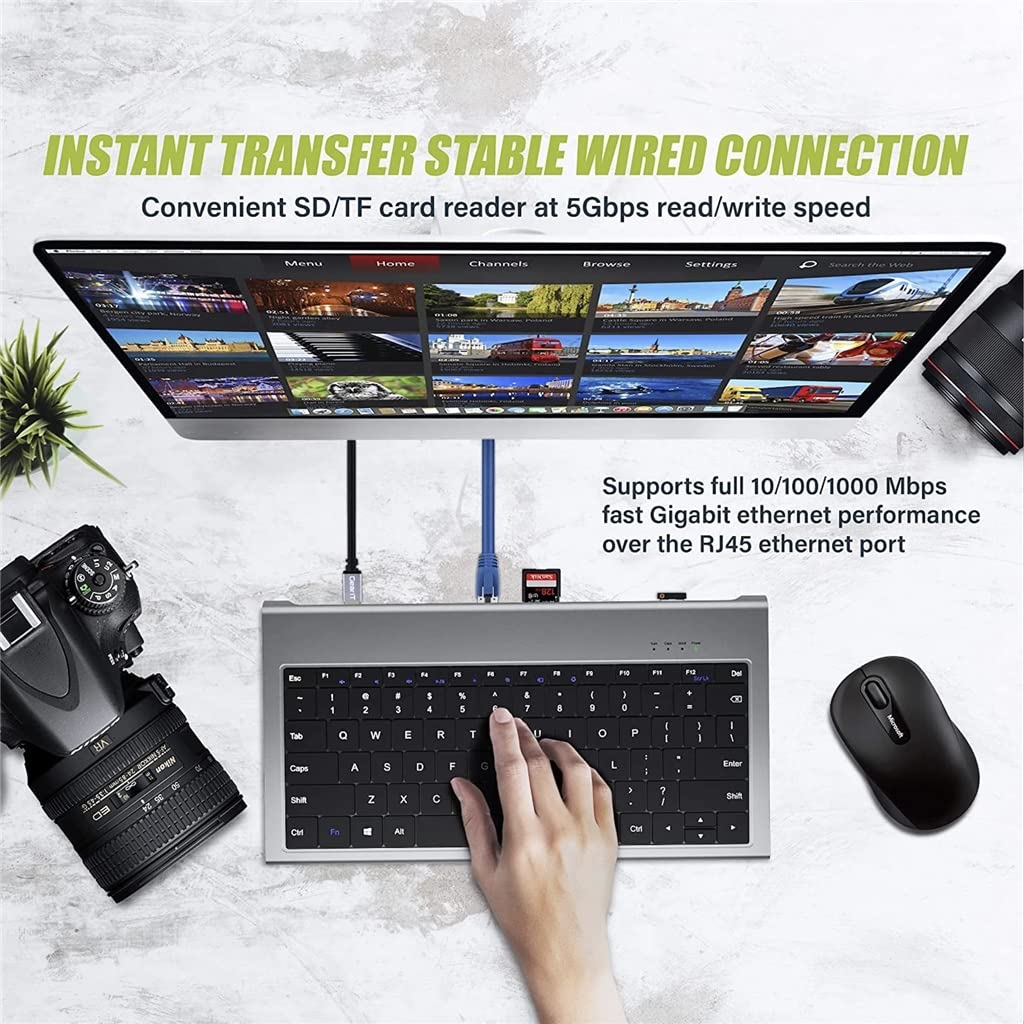 11-in-1 USB-C Docking Station with 4K, Ethernet & 100W PD