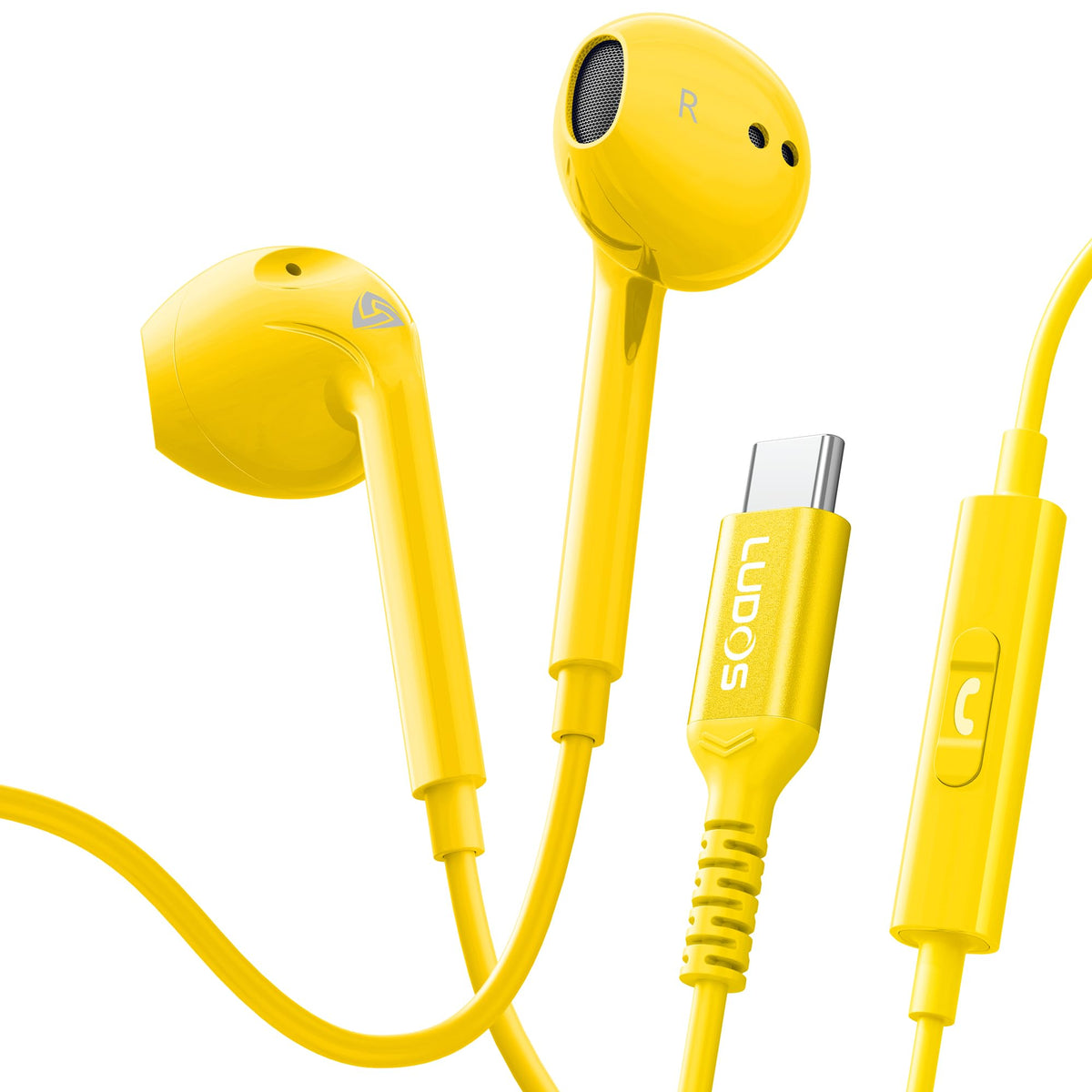 LUDOS Zenith Wired Earbuds with Microphone & 3.5mm Jack