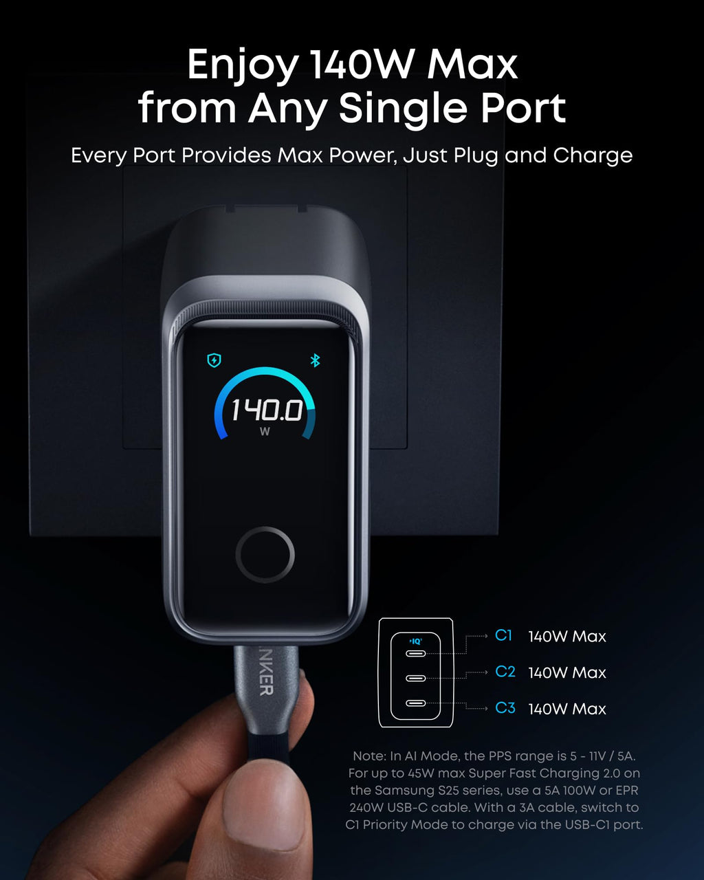 Anker Prime Charger & Soundcore Liberty 5 Pro Earbuds Bundle