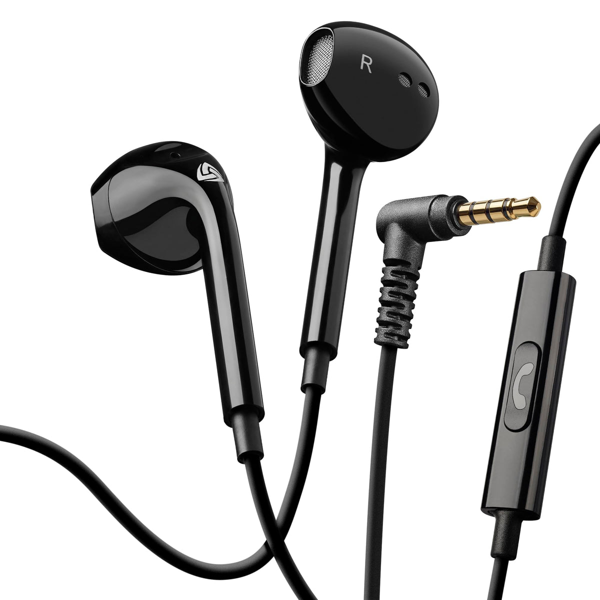 LUDOS Zenith Wired Earbuds with Microphone & 3.5mm Jack