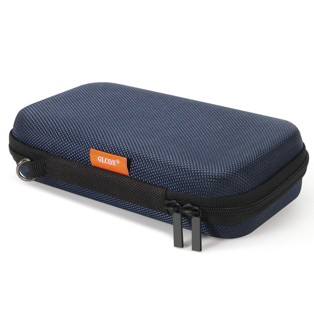 GLCON Small Hard Shell Carrying Case for External Battery,Cell Phone,GPS,Hard Drive,USB Charging Cable,Carrying Bag Mesh Inner Pocket,Zipper Enclosure,Universal Travel Pouch Bag