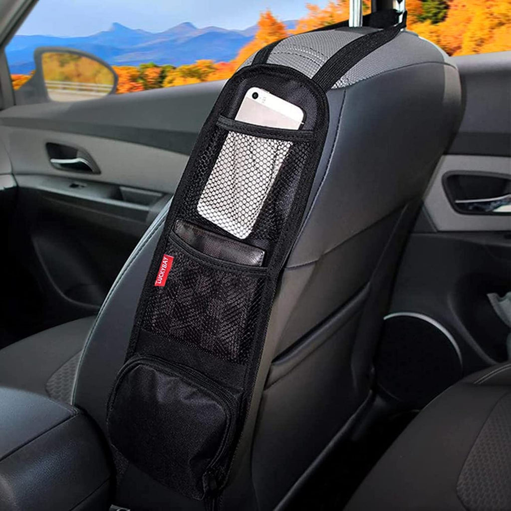 Luckybay Car Seat Side Organizer with Storage Pockets