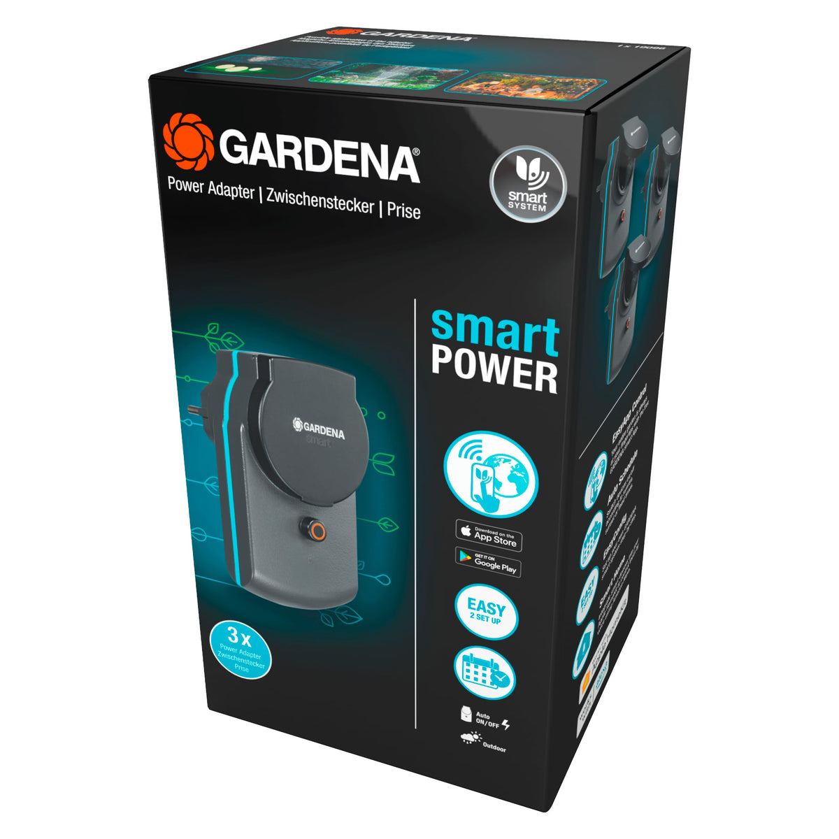 Gardena 19095-20 Smart Power Outdoor Plug Adapter Set