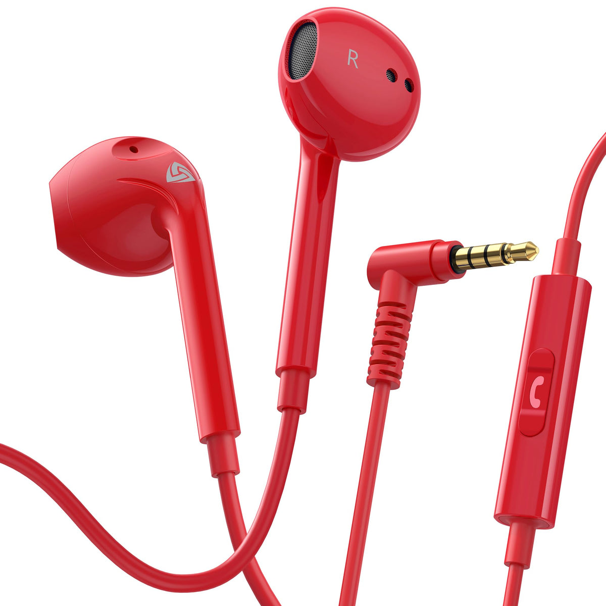 LUDOS Zenith Wired Earbuds with Microphone & 3.5mm Jack