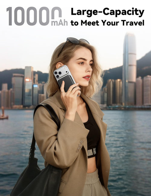 10000mAh Magnetic MagSafe Power Bank with Fast Charging