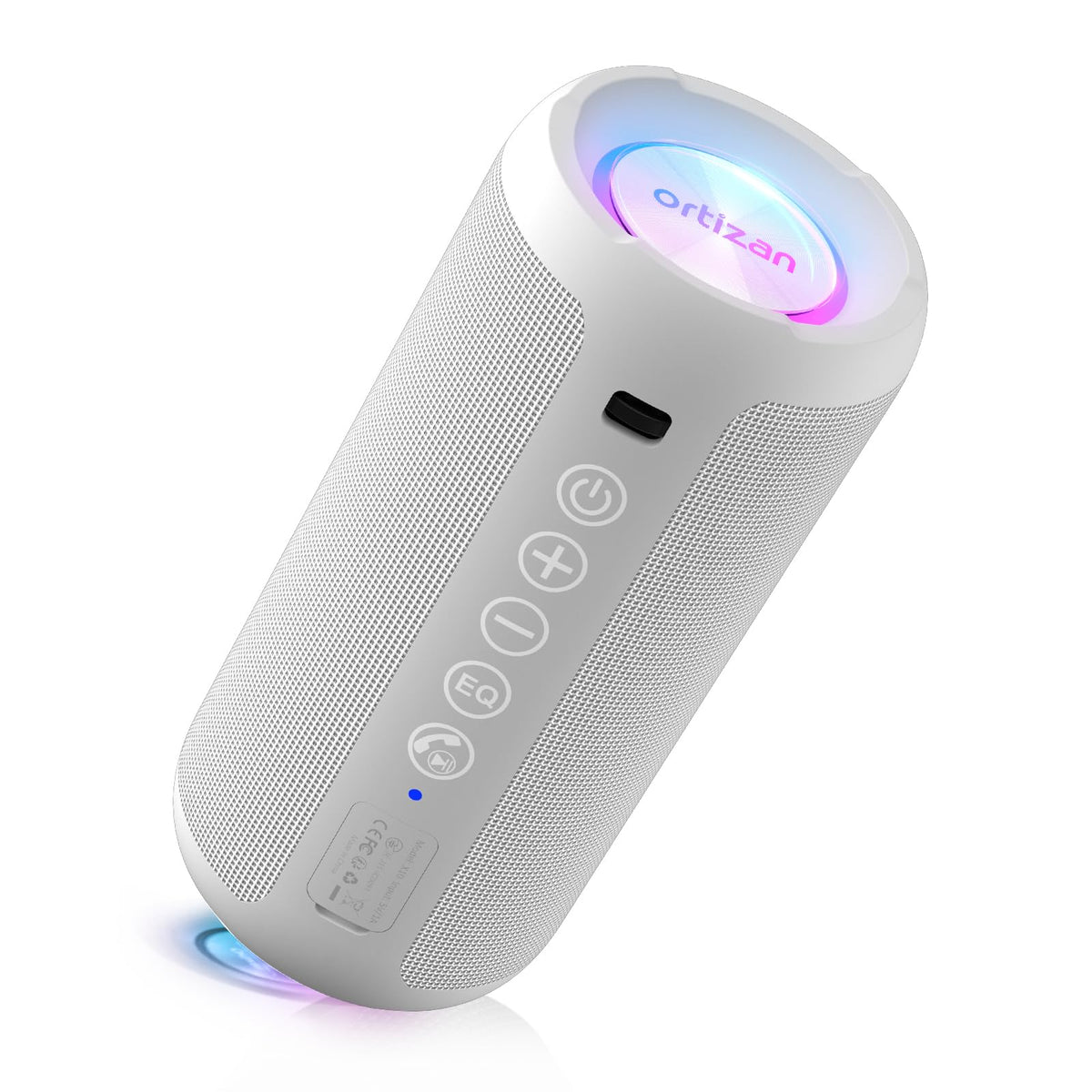 Ortizan 24W Waterproof Bluetooth Speaker with RGB Lights