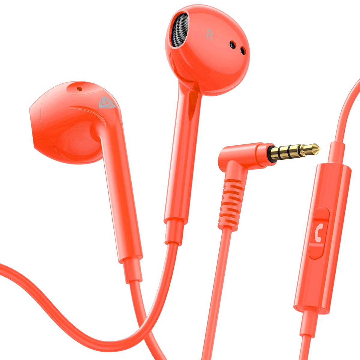 LUDOS Zenith Wired Earbuds with Microphone & 3.5mm Jack