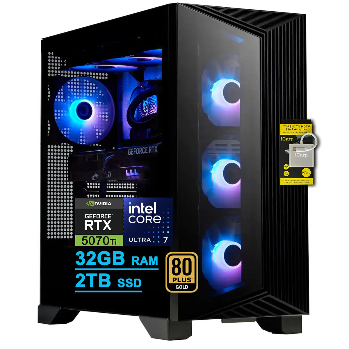 MSI Aegis R2 AI Ultra 9 RTX 5070 Ti Gaming Desktop