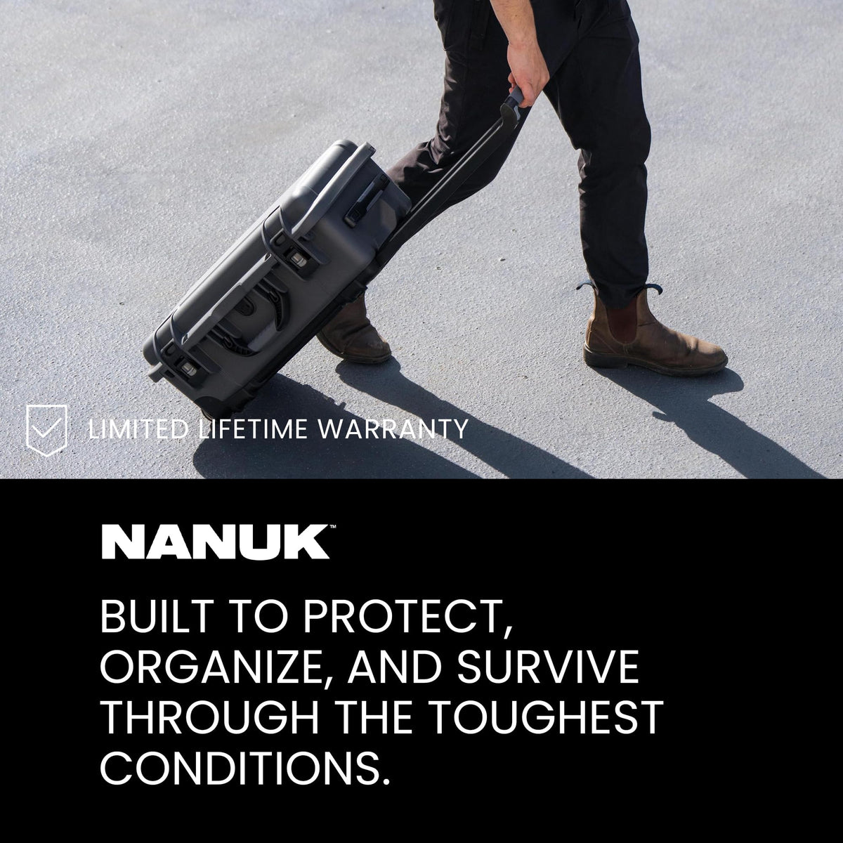 NANUK 935 Waterproof Carry-On Hard Case with Foam Insert