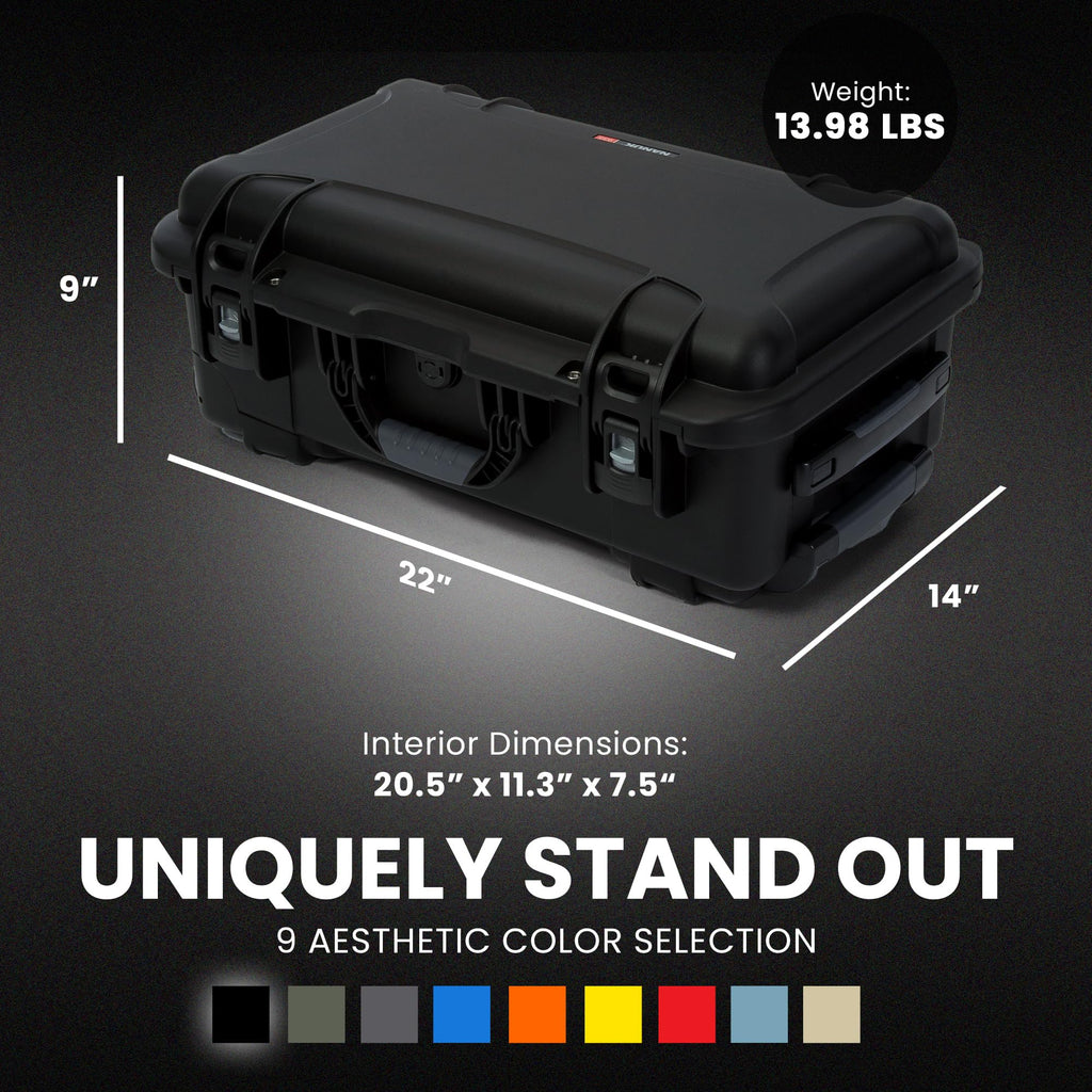 NANUK 935 Waterproof Carry-On Hard Case with Foam Insert