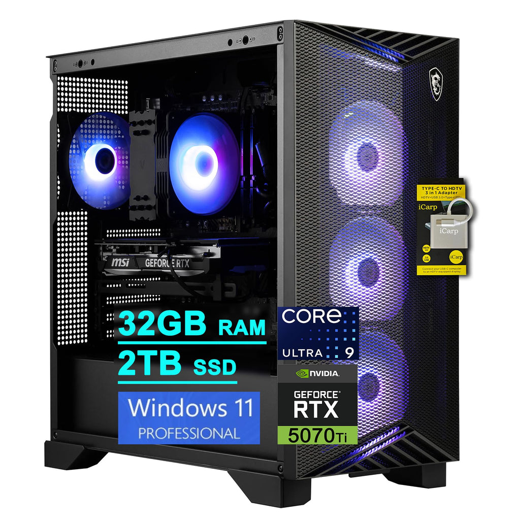 MSI Aegis R2 AI Ultra 9 RTX 5070 Ti Gaming Desktop