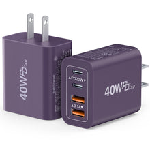 Dulums 2 Pack 40w USB C Wall Charger