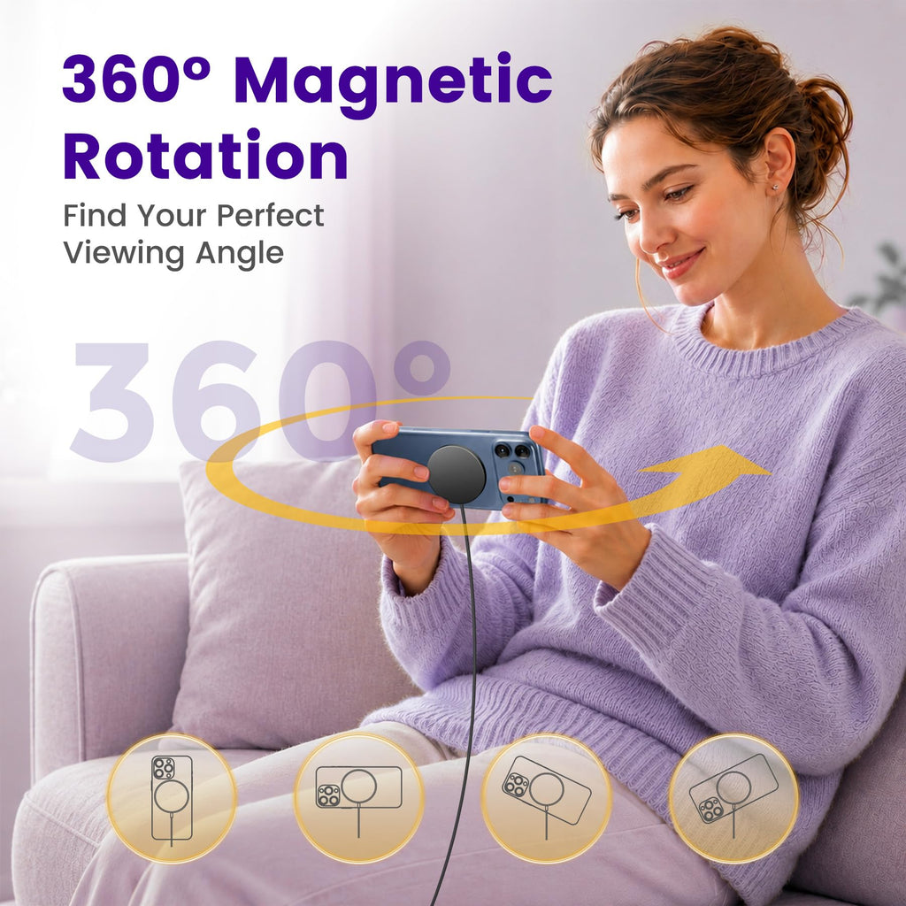 25W Magnetic Wireless Fast Charging Pad for Smartphones