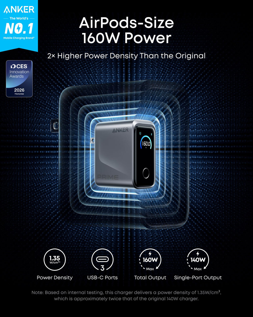 Anker Prime Charger & Soundcore Liberty 5 Pro Earbuds Bundle