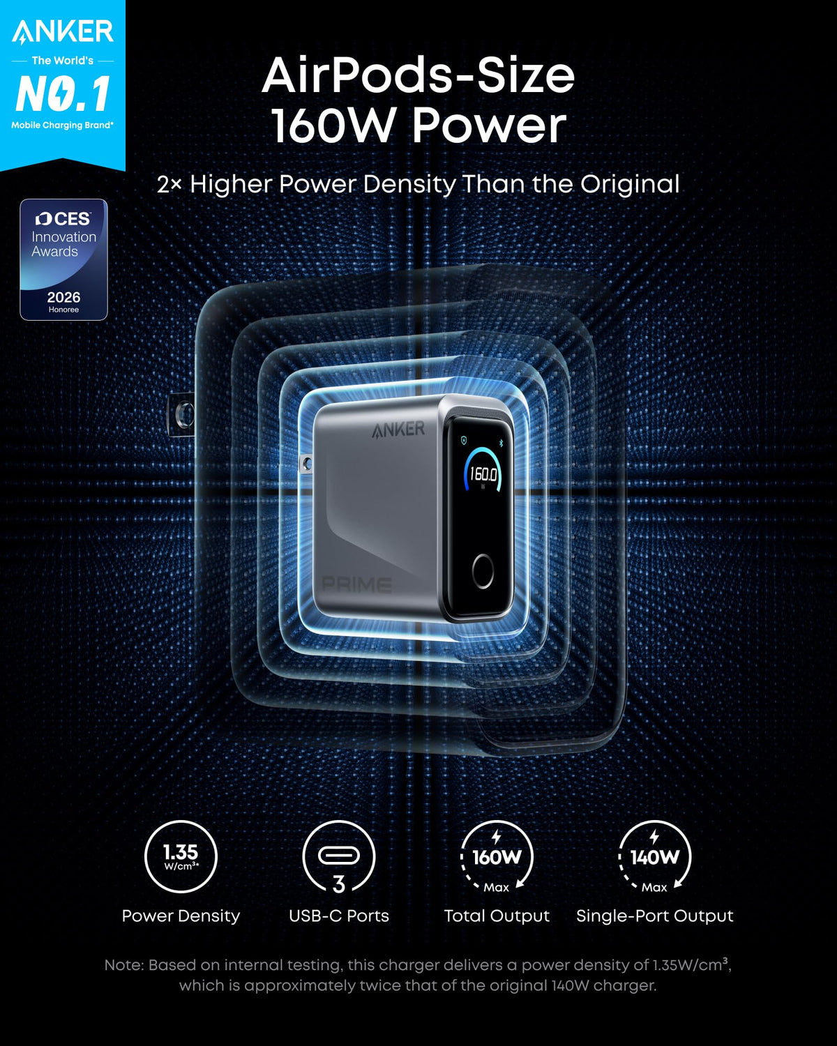 Anker Prime Charger & Soundcore Liberty 5 Pro Earbuds Bundle