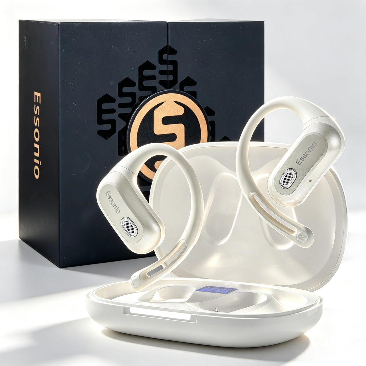 ESSONIO F10S Over-Ear Hook Headphones for Active Use