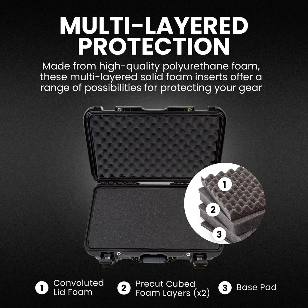 NANUK 935 Waterproof Carry-On Hard Case with Foam Insert